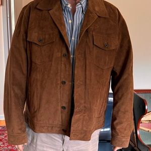 LL Bean suede jacket, mens size L